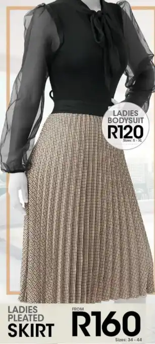 Ladies Pleated Skirt offer at Fashion World