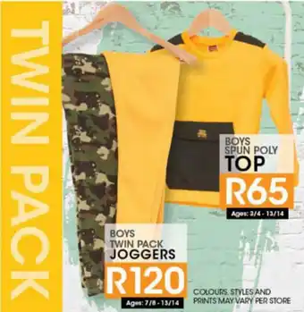Fashion World Boys Twin Pack Joggers offer