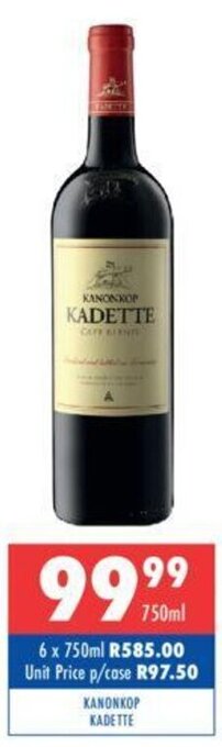 Kanonkop Kadette 750ml