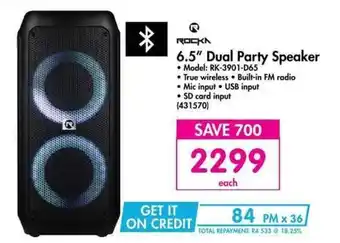 Makro 6.5" Dual Party Speaker offer