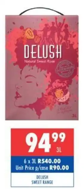 Delush Sweet Range 3L