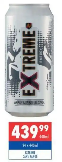 Extreme Cans Range 440ml