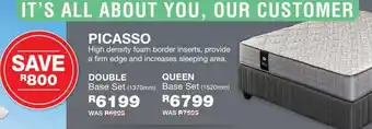 Picasso Double Base Set 1370mm