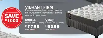 Ericssons Vibrant Firm Double Base Set 1370mm offer