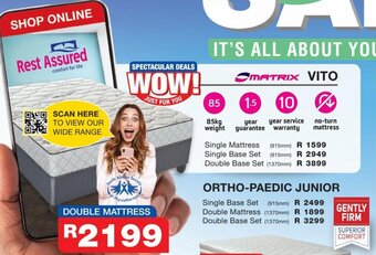 Ericssons Double Mattress offer
