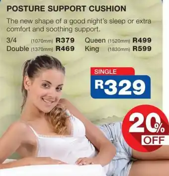 Posture Support Cushion Single