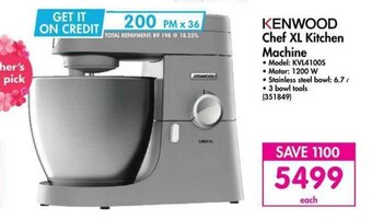 Makro KENWOOD - Chef XL Kitchen Machine offer