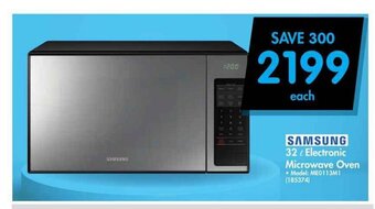 Makro Samsung - 32L Electronic Microwave Oven offer