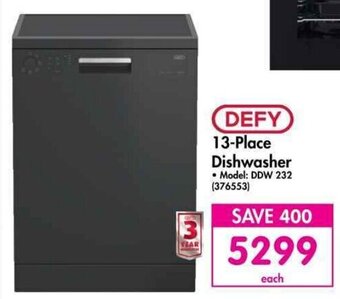 Makro Defy - 13-Place Dishwasher offer