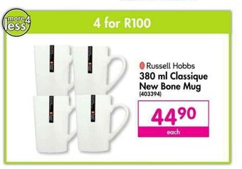 Makro Russell Hobbs - 380 ml Classique New Bone Mug offer