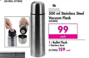 Makro Excellent Houseware 500 ml Stainless Steel Vacuum Flask offer