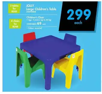 Makro Jolly Large Children's Table offer