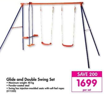 Makro Glide and Double Swing Set offer