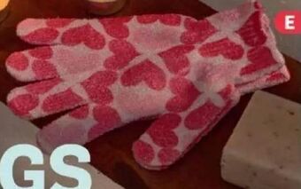 PEP Printed bath gloves offer