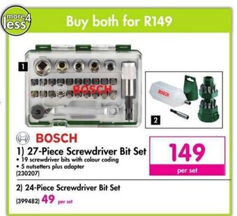 Bosch - 27-Piece Screwdriver Bit Set