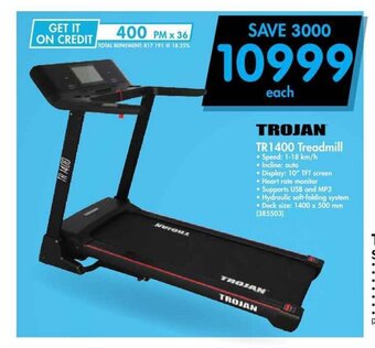 Makro Trojan TR1400 Treadmill offer