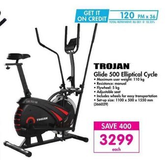 Makro Trojan Glide 500 Elliptical Cycle offer
