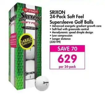 SRIXON 24-Pack Soft Feel Supersleeve Golf Balls