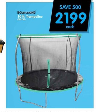 Makro Bounceking 10 ft Trampoline offer