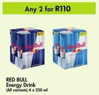 Makro Red Bull Energy Drink 4 x 250ml offer