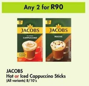 Makro JACOBS Hot or Iced Cappuccino Sticks 8/10's offer