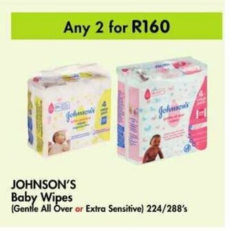 Makro JOHNSON'S Baby Wipes offer