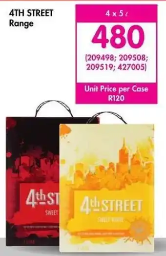 Makro 4th Street Range 4 x 5L offer