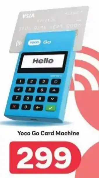 PEP Yoco go card machine offer