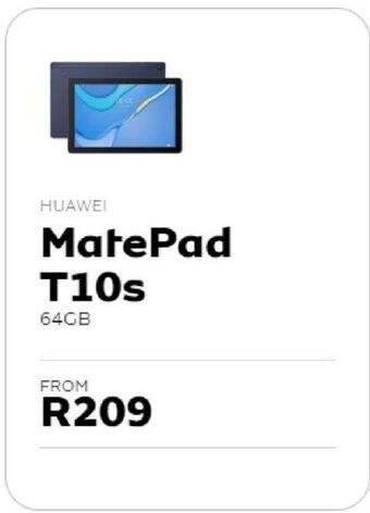 MTN Huawei matepad t10s offer