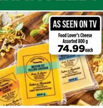 Food Lover's Market Food lover's market cheddar cheese offer