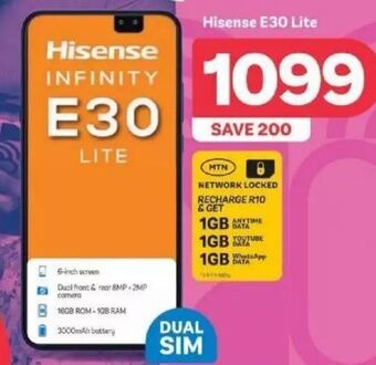 PEP Hisense e30 lite offer