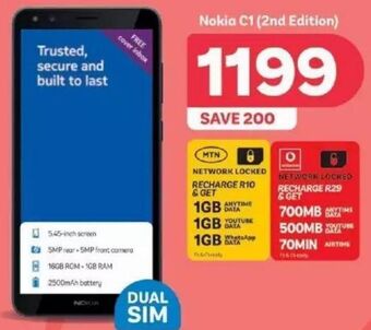 PEP Nokia c1 offer