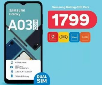 PEP Samsung galaxy a03 core offer