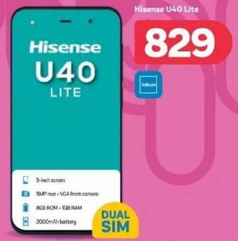 PEP Hisense u40 lite offer