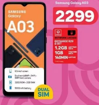 PEP Samsung galaxy a03 offer