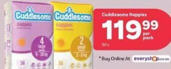 PEP Cuddlesome nappies offer