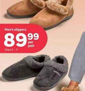 PEP Men's slippers offer