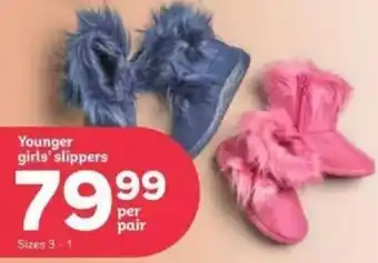 PEP Younger girl's slippers offer