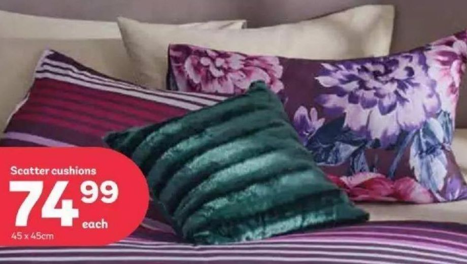 Scatter cushions offer at PEP