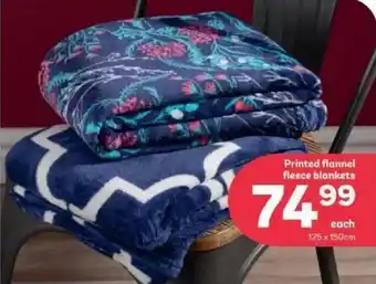 PEP Printed flannel felece blankets offer