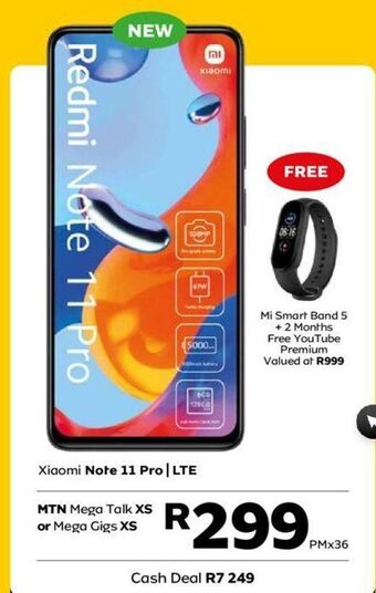MTN Xiaomi note 11 pro offer
