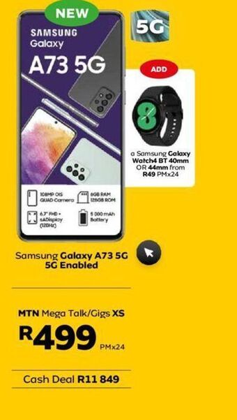 MTN Samsung galaxy a73 5g offer