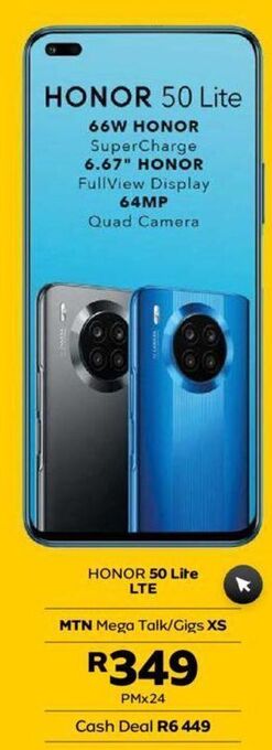 MTN Honor 50 lite lte offer