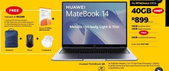 MTN Huawei matebook 14 offer
