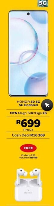 MTN Honor 50 5g offer