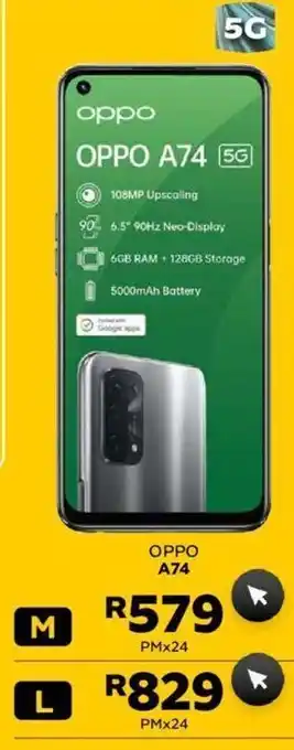 MTN Oppo a74 offer