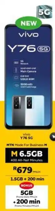 MTN Vivo y76 offer