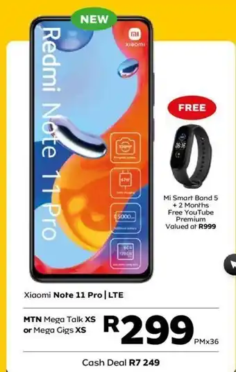 MTN Xiaomi note 11 pro offer