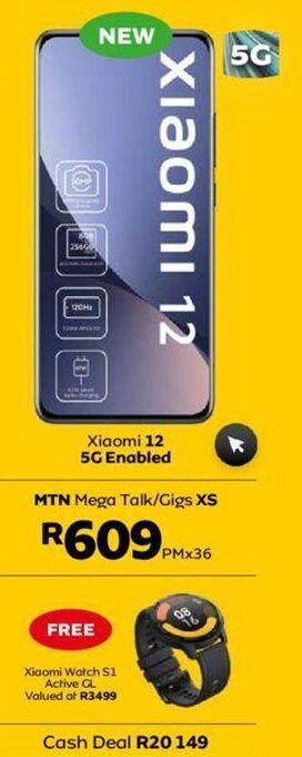 MTN Xiaomi 12 5g offer