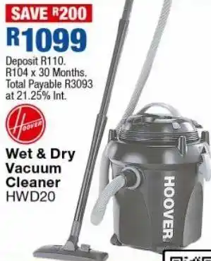 OK Furniture Wet & dry vacuum cleaner hwd20 offer